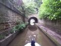 The first few miles of the HNC (Huddersfield Narrow Canal) are not exactly scenic but there is quite a bit of interest. Notably this narrows that was once the Whitelands Tunnel just above Lock 1W. - Location: Ashton-Under-Lyne - Canal: Huddersfield Narrow