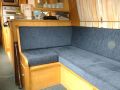 The dinnette was reupholstered in 2016
