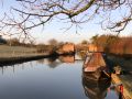 Beautiful February morning, just north of Gayton Junction - Location: Just south of bridge 44, north of Gayton junction - Canal: Grand Union -Main Line