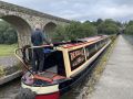 Chirk Aqueduct, always forget how much the narrowing slows you down going towards Llangollen, we must have been doing 1mph tops! 😆