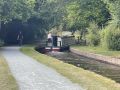 Lots of portions of the canal from Trevor to Llangollen are single file……