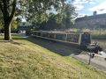 Cruised all of 100ft to our new mooring for the night still in Trevor Basin 😆