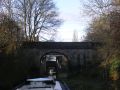 A confusion of bridges! The bridges come thick and fast in the cutting at Congleton. - Location: Congleton - Canal: Macclesfield