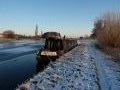 Ice up on Tixhall Wide - Location: Tixhall Wide - Canal: Staffs and Worcester