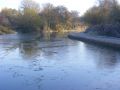This was our first time on Debdale with ice on the canal, very thin ice and one boat has been through ahead of us but still a first for us! Interesting crunchy noises as Debdale goes forward. - Location: Middlewich - Canal: Trent and Mersey